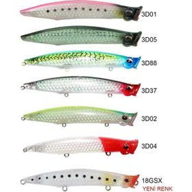 River Pop'n Catch 3D 125 12.5 cm 19 gr Popper Yem