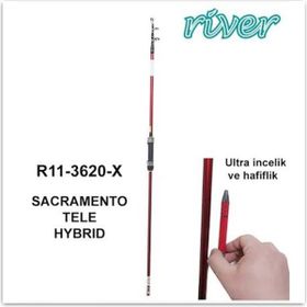 River Sacramento Tele Hybrid 60-135 gr 180 cm Karbon Bot-Tekne Kamışı