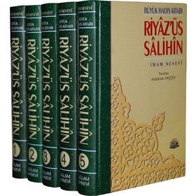 RİYAZÜS SALIHIN BÜYÜK HADIS KİTABI (5 CILT TAKIM) - İMAM NEVEVI