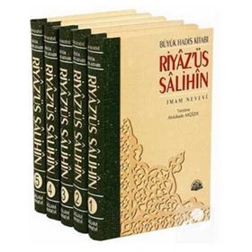 RİYAZÜS SALIHIN BÜYÜK HADIS KİTABI (5 CILT TAKIM) - İMAM NEVEVI