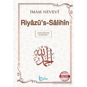RİYAZÜS SALIHIN TERCÜMESİ (TEK CILT BÜYÜK BOY ŞAMUA KAĞIT) - İMAM NEVEVI