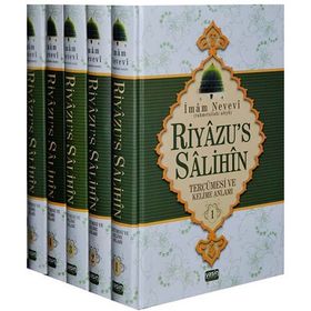 RIYAZUS SALIHIN TERCÜMESİ VE KELIME ANLAMI (5 CILT TAKIM) - İMAM-I NEBEVI