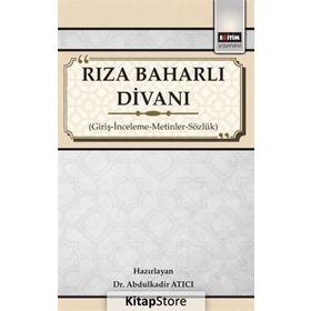 Rıza Baharlı Divanı - Abdulkadir Atıcı