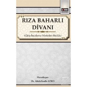 Rıza Baharlı Divanı - Abdulkadir Atıcı