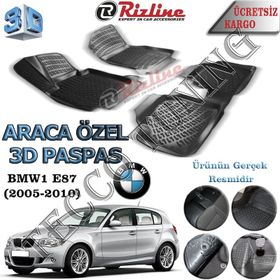 Rizline 1 Serisi E87 2010 3D Havuzlu Paspas