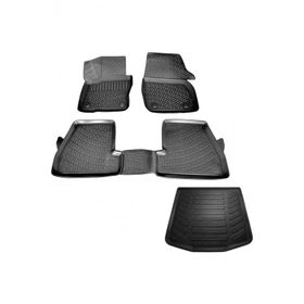 Rizline 2011-2015 Arası Ford Focus 3 Sedan 3D Havuzlu Paspas + 3D Bagaj Havuzu
