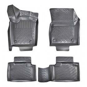 Rizline 3D Siyah Jeep Grand Cherokee WK2 2011+ Paspas