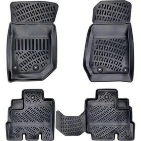 Rizline 3D Siyah Jeep Wrangler Rubicon 2017+ Paspas