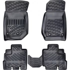 Rizline 3D Siyah Jeep Wrangler Rubicon 2017+ Paspas