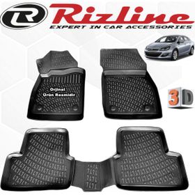 Rizline Astra J SD 2012-2018 Siyah 3D Havuzlu Paspas Bagaj Havuzu