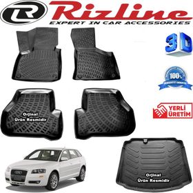 Rizline Audi A3 2003-2012 3D Paspas Bagaj Havuzu