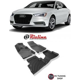 Rizline Audi A3 2012 Sonrası Bej 3D Havuzlu Paspas