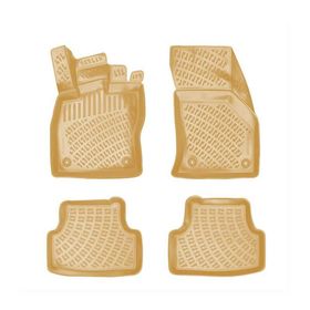 Rizline Audi A3 2013-2020 Uyumlu 3D Havuzlu Bej Paspas