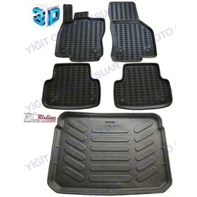 Rizline Audi A3 3D Havuzlu Hb Paspas 2013-2019 Arası 3D İkili Set Bagaj Havuzu