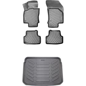 Rizline Audi A3 3D Havuzlu Hb Paspas 2013-2019 Arası 3D İkili Set Bagaj Havuzu