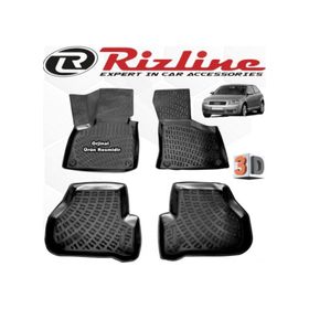 Rizline Audi A3 HB 2003 - 2012 Arası Siyah 3D Havuzlu Paspas