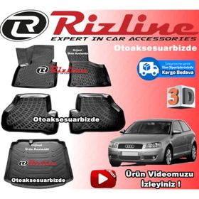 Rizline Audi A3 HB 2003-2012 Siyah Bagaj Havuzu Paspası