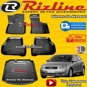 Rizline Audi A3 HB 2003-2012 Siyah Bagaj Havuzu Paspası