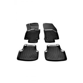 Rizline Audi A3 HB 2013 - 2020 Arası Siyah 3D Havuzlu Paspas