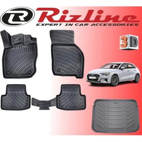 Rizline Audi A3 HB 2020 Sonrası Paspas + Bagaj Havuzu Paspası