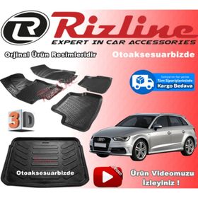 Rizline Audi A3 HB 3D Havuzlu Paspas