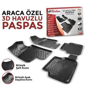 Rizline Audi A3 HB 3D Havuzlu Paspas