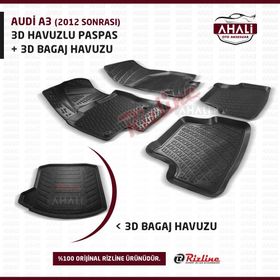 Rizline Audi A3 HB 3D Havuzlu Paspas