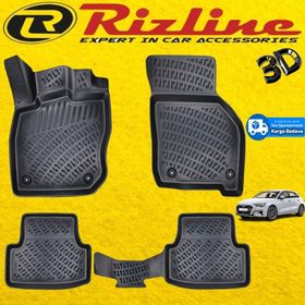 Rizline Audi A3 HB 3D Siyah 2020 Sonrası Havuzlu Paspas