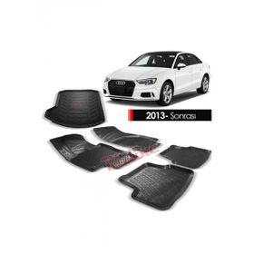 Rizline Audi A3 Sed 2013 Sonrası 3D Paspas Ve Bagaj Havuzu