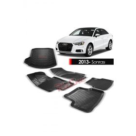 Rizline Audi A3 Sed 2013 Sonrası 3D Paspas Ve Bagaj Havuzu