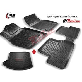 Rizline Audi A3 Sedan 2013 Sonrası Siyah 3D Bagaj Havuzu