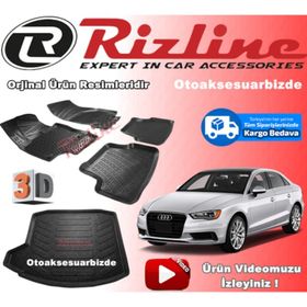 Rizline Audi A3 Sedan 3D Havuzlu Paspas