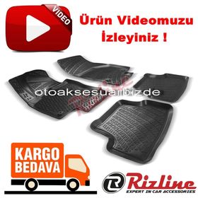 Rizline Audi A3 Sedan 3D Havuzlu Paspas