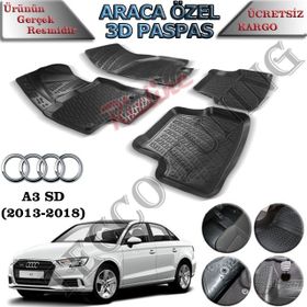 Rizline Audi A3 Sedan Bej 2013-2018 3D Havuzlu Paspas