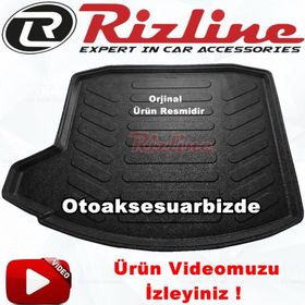 Rizline Audi A3 Sedan Siyah 2013-2019 3D Bagaj Havuzu