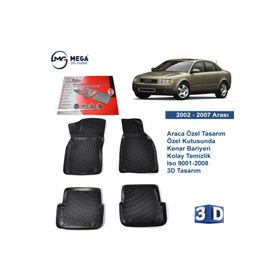 Rizline Audi A4 2002-2007 Arası 3D Havuzlu Paspas A4 Set 1