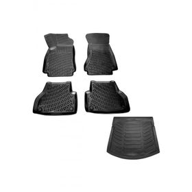 Rizline Audi A4 2015-2020 Arası 3D Havuzlu Paspas + 3D Bagaj Havuzu
