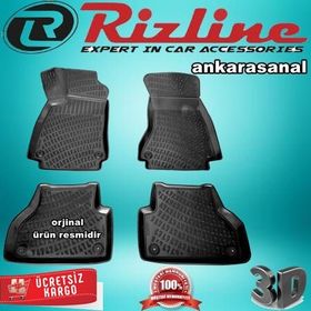 Rizline Audi A4 2015- Sonrası 3D Havuzlu Paspas A5 Set 1