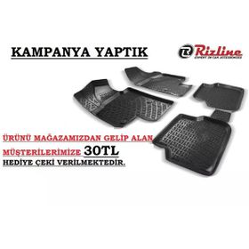 Rizline Audi A4 2015 Sonrası DRS Offroad 4x4 3D Havuzlu Paspas