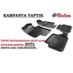 Rizline Audi A4 2015 Sonrası DRS Offroad 4x4 3D Havuzlu Paspas
