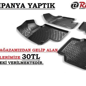 Rizline Audi A4 2015 Sonrası DRS Offroad 4x4 3D Havuzlu Paspas