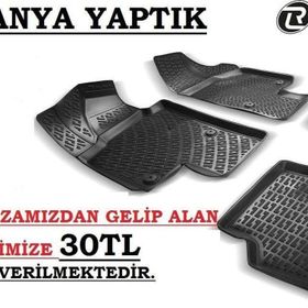 Rizline Audi A4 2015 Sonrası DRS Offroad 4x4 3D Havuzlu Paspas
