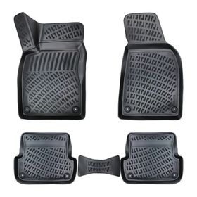 Rizline Audi A4 B6 2001 2006 Siyah 3D Havuzlu Paspas