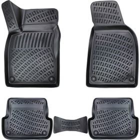 Rizline Audi A4 B6 2001 2006 Siyah 3D Havuzlu Paspas