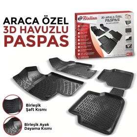 Rizline Audi A4 B7 2004-2008 3D Havuzlu Paspas