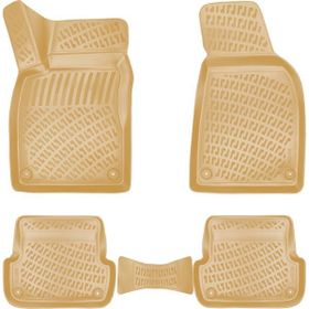 Rizline Audi A4 B7 2004-2008 Uyumlu Bej 3D Havuzlu Paspas
