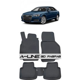 Rizline Audi A4 B9 2015 Sonrası Bej 3D Havuzlu Paspas
