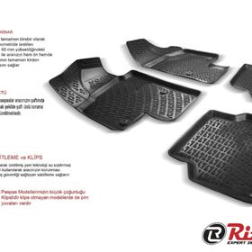 Rizline Audi A4 B9 2016-2017-2018 3D Havuzlu Paspas
