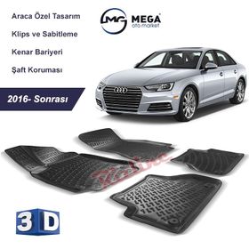 Rizline Audi A4 B9 2016+ Siyah Bagaj Havuzu Paspası