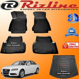 Rizline Audi A4 Paspas 2008-2014 Arası ve 3D Bagaj Havuzu